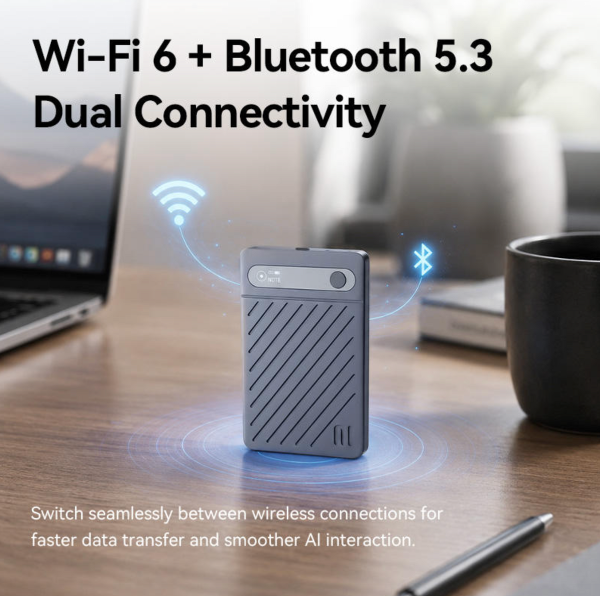 Ultra-Thin AI Voice Recorder