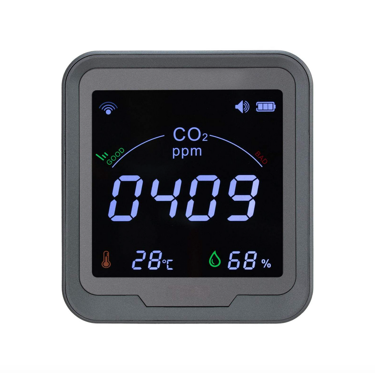 Smart CO₂ Air Quality Monitor